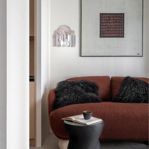 Бра с хрусталем настенное S2491-1