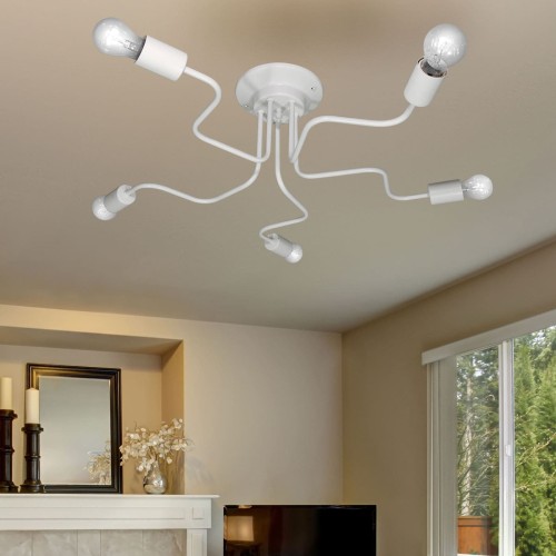 Люстра потолочная 5 ламп лофт S2296-5