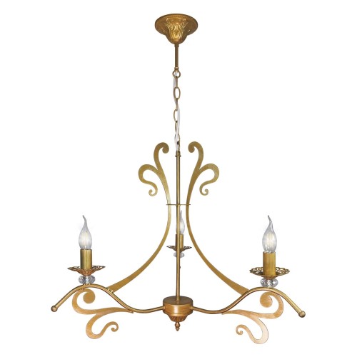 Люстра большая подвесная 3 рожковая дизайнерская S3134-3