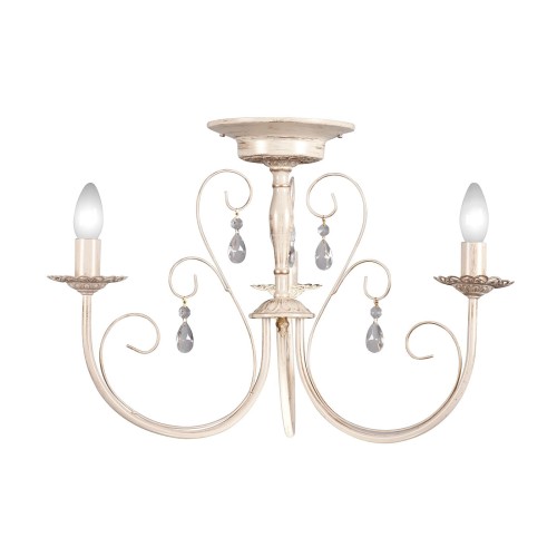 Люстра потолочная классичка с хрусталем 3 лампы S1007-3