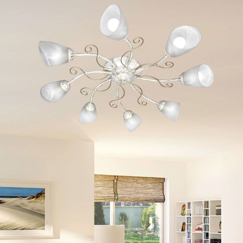 Люстра потолочная 8 плафонов S2245-8