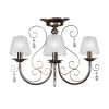 Люстра классика потолочная 3 лампы с абажурами S1011-3